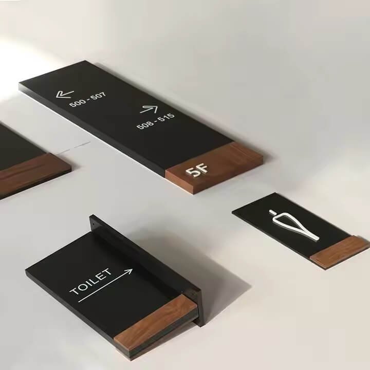 Custom Directional Signs for hotel