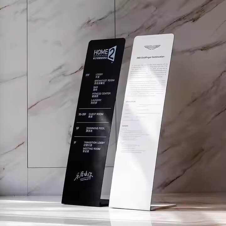 Custom Directional Signs for hotel