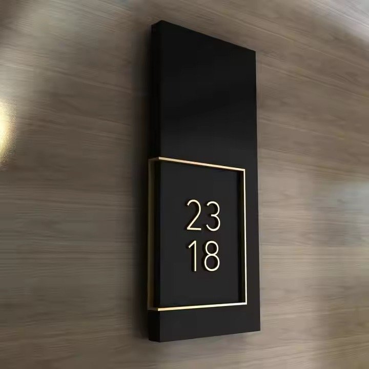 Room Number Sign