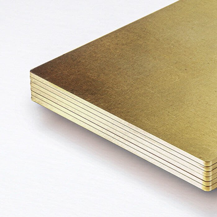 custom signage material brass