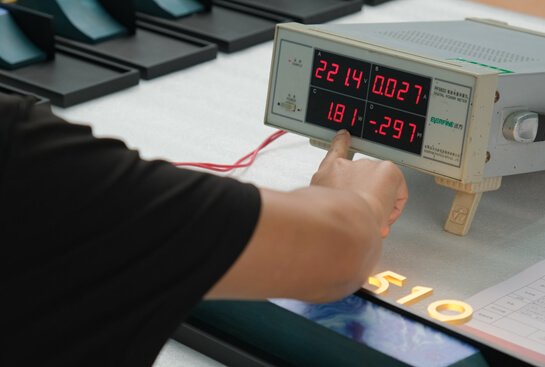inspection in Custom Signage Factory