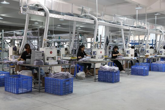 machine in Custom Signage Factory