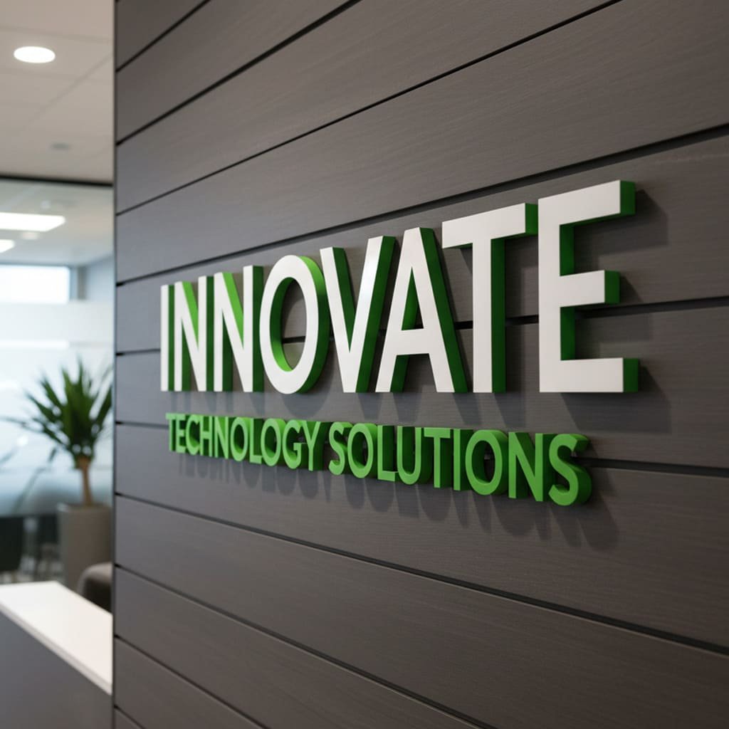 Custom Indoor Dimensional Letters for Business​​