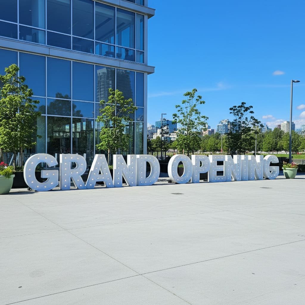 Custom Marquee Letters for Outdoor Use