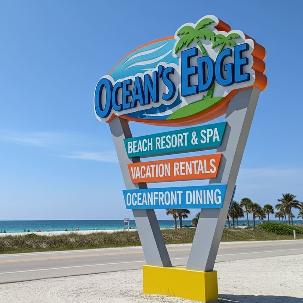 Custom Monument Signs for Outdoor Use