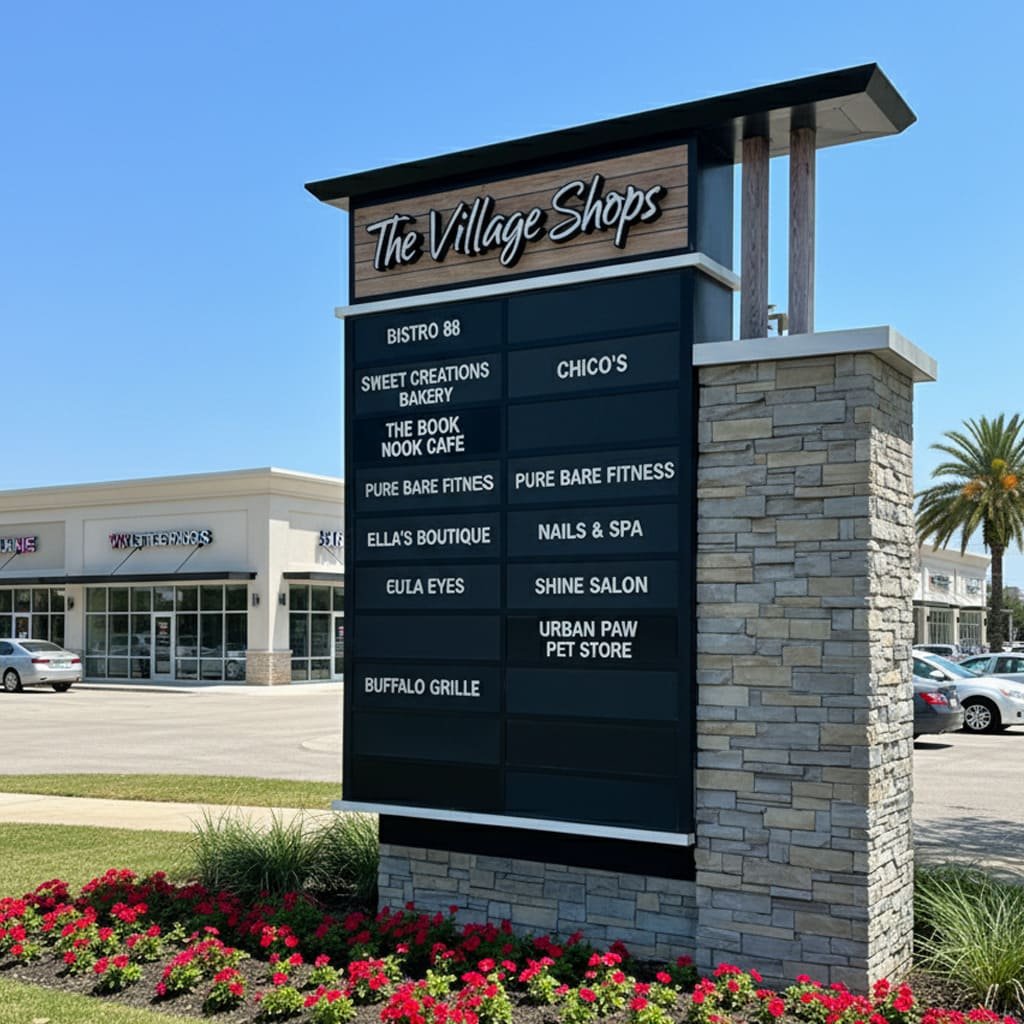 Custom Monument Signs for Outdoor Use