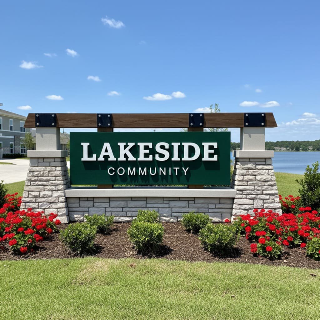 Custom Monument Signs for Outdoor Use