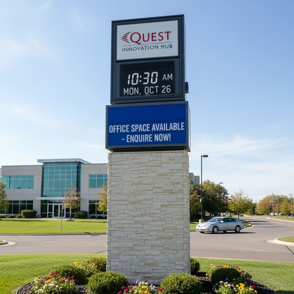 Custom Monument Signs for Outdoor Use
