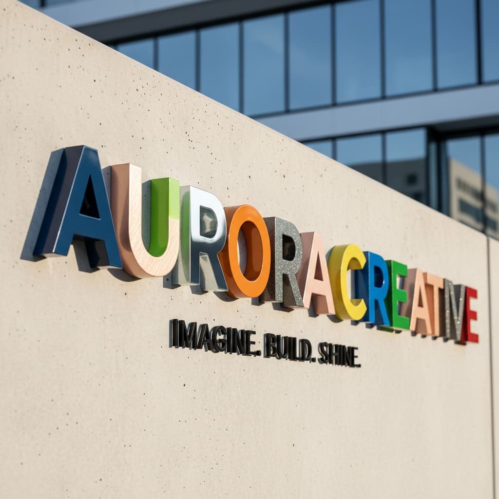 Custom Painted or Powder-Coated Letters