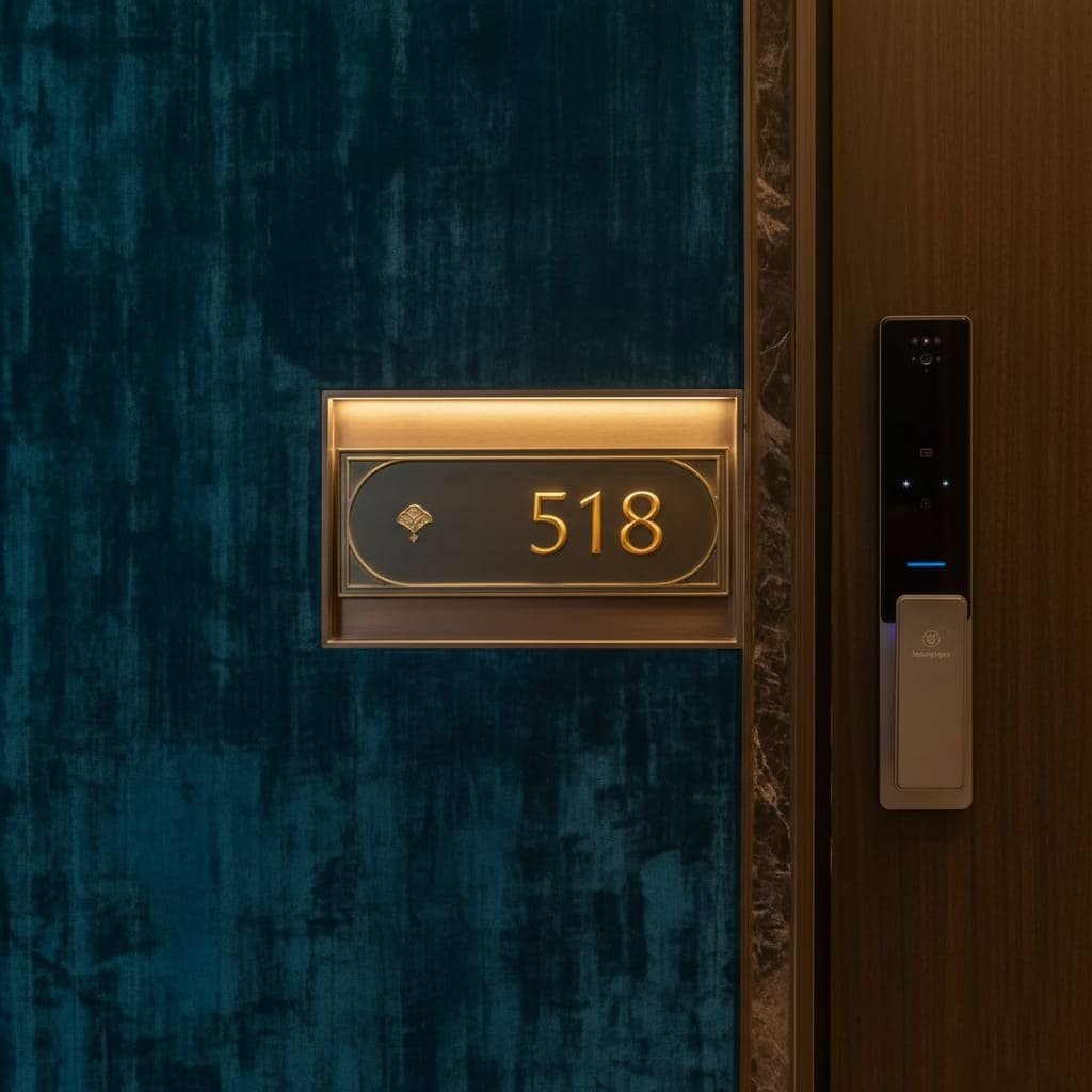 Door Number Signs for Hotels & Resorts