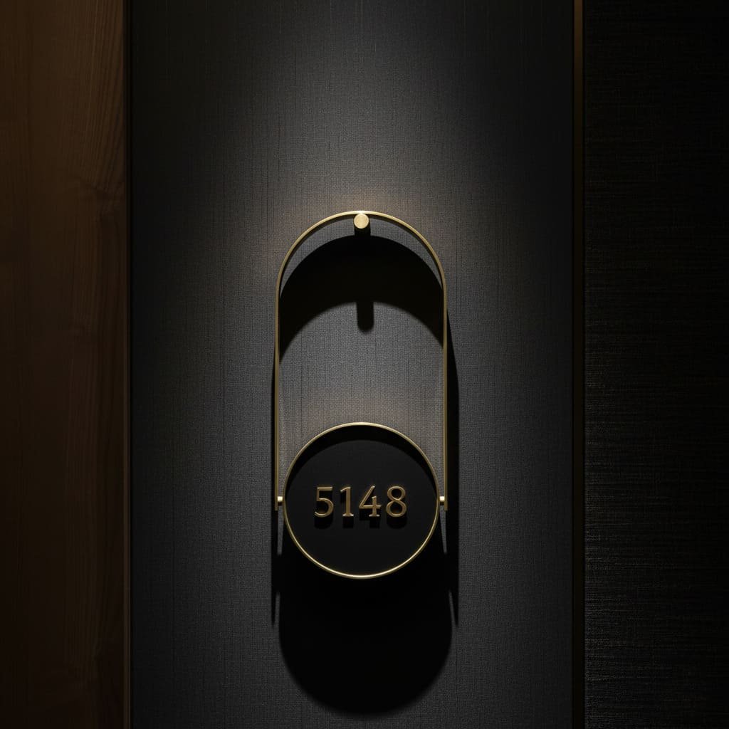 Door Number Signs for Hotels & Resorts