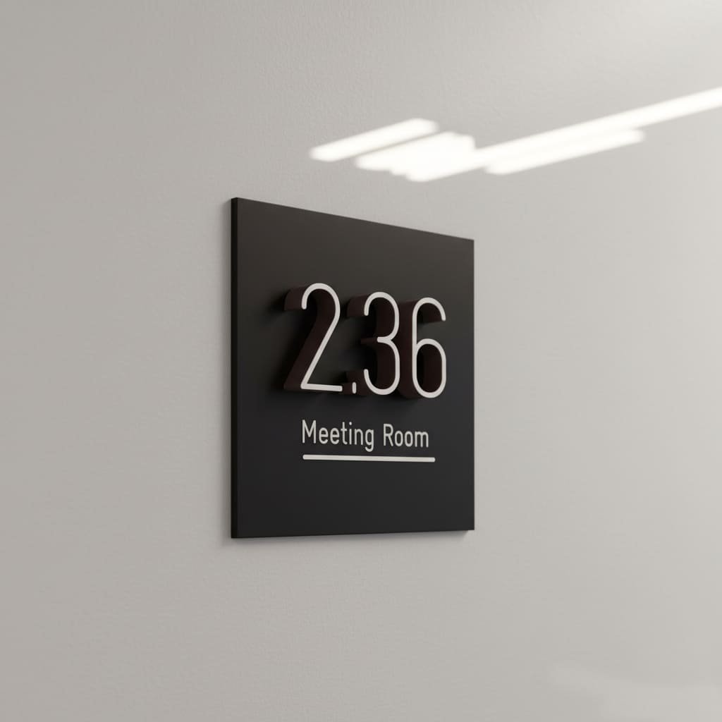 Door Number Signs for Office Buildings