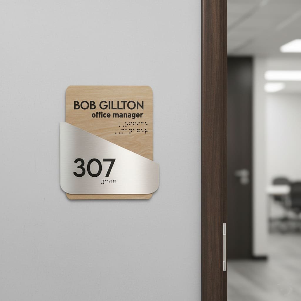 Door Number Signs for Office Buildings
