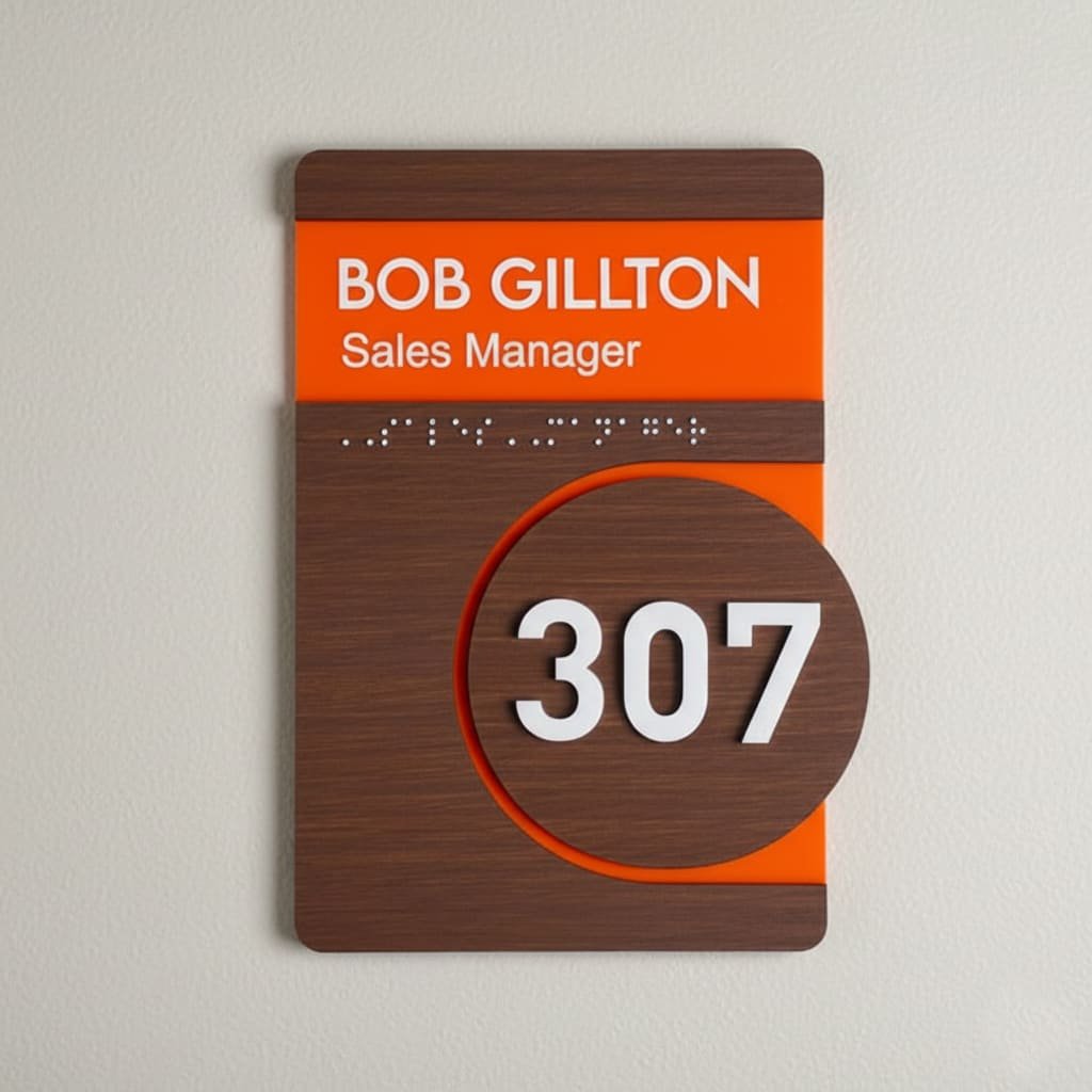 Door Number Signs for Office Buildings