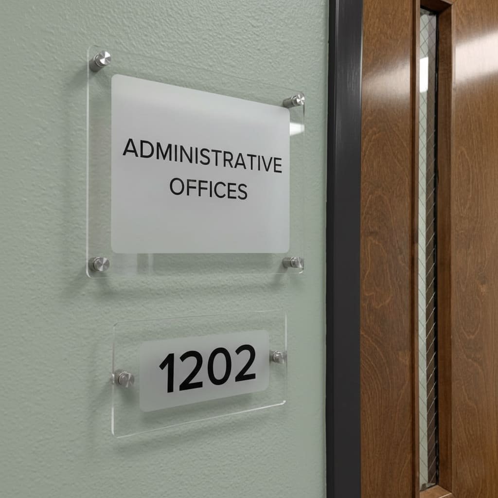 Door Number Signs for Office Buildings