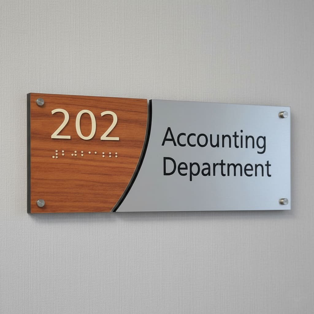 Door Number Signs for Office Buildings