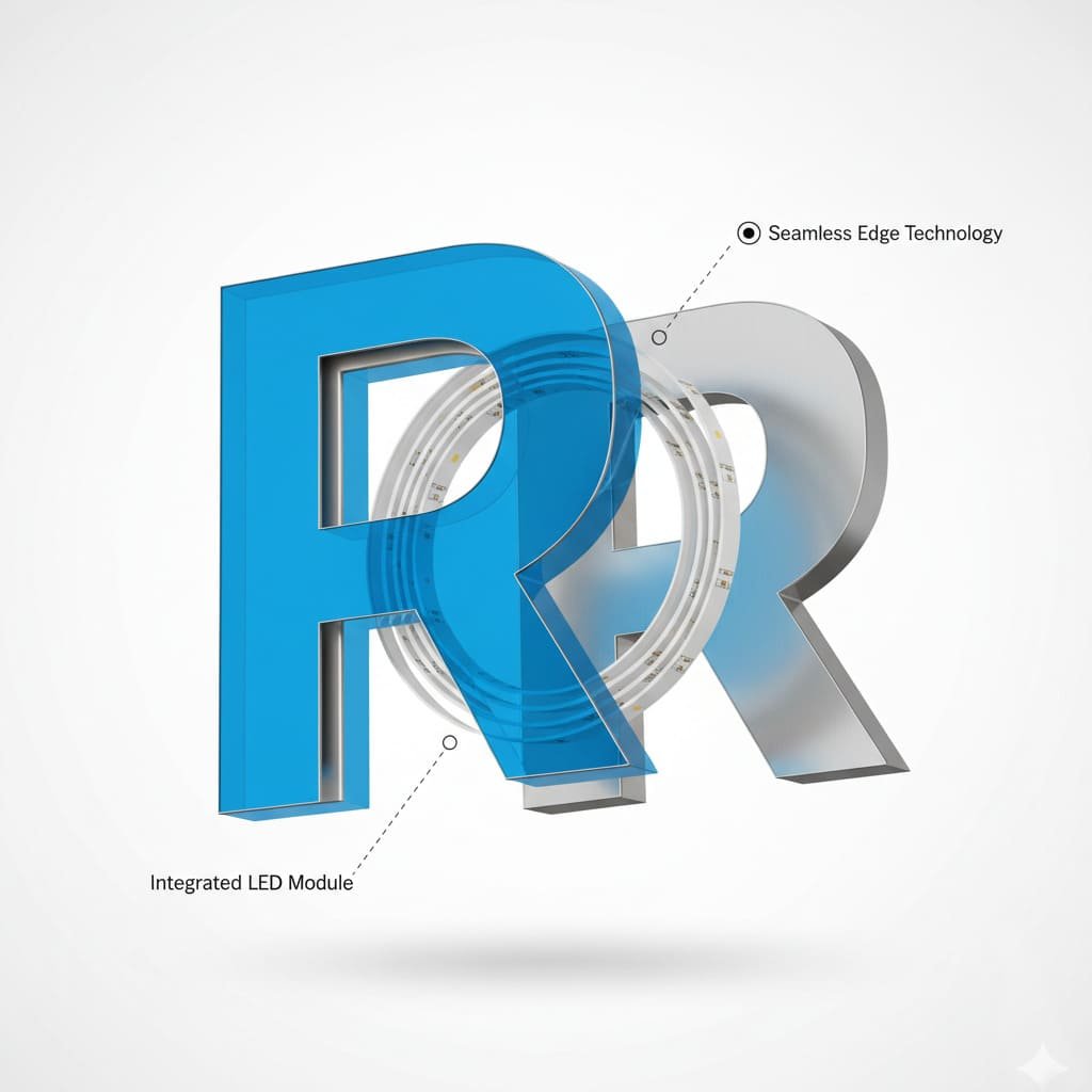 The Definitive Guide to Trimless Channel Letters Precision, Fabrication, and Modern Branding